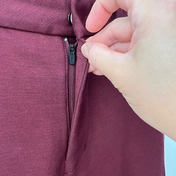 ❤️ Kit & Ace Men Comfort Pants Slim fit in red wine, Size 30 - Picture 7 of 16